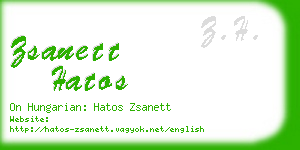 zsanett hatos business card
